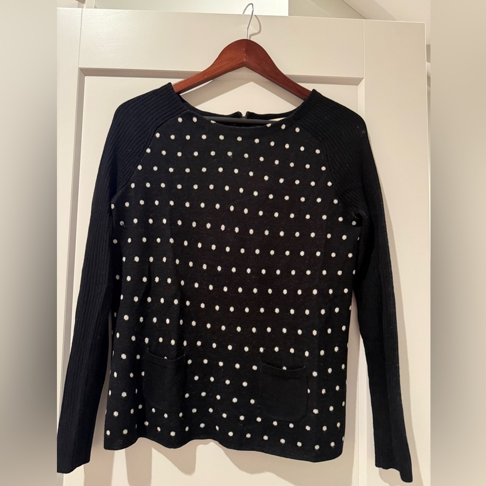 LOFT polka dot sweater